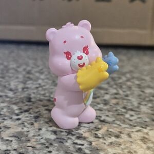 🍒🍒 Care Bears: Cheer Bear Mini Figurine with Yellow and Blue Puppets